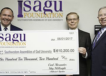 SAGU Receives over $600,000 from SAGU Foundation