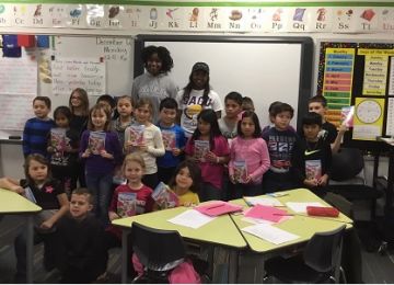 Lady Lions help students to Fall in Love with a Good Book