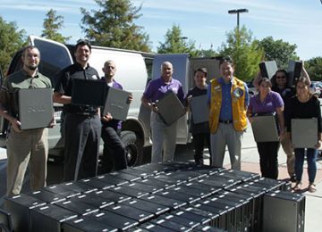 SAGU Donates 70 Computers to Computers For the Blind