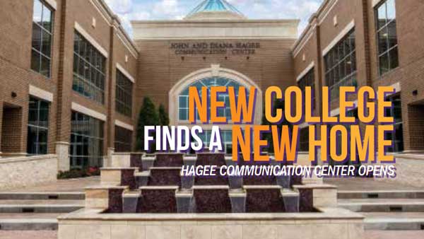 New College Finds a New Home - Hagee Communications Center opens